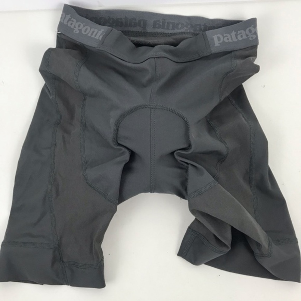 Patagonia Men Extra Small Gray Endless Ride Padded Cycling Short Liner Baselayer